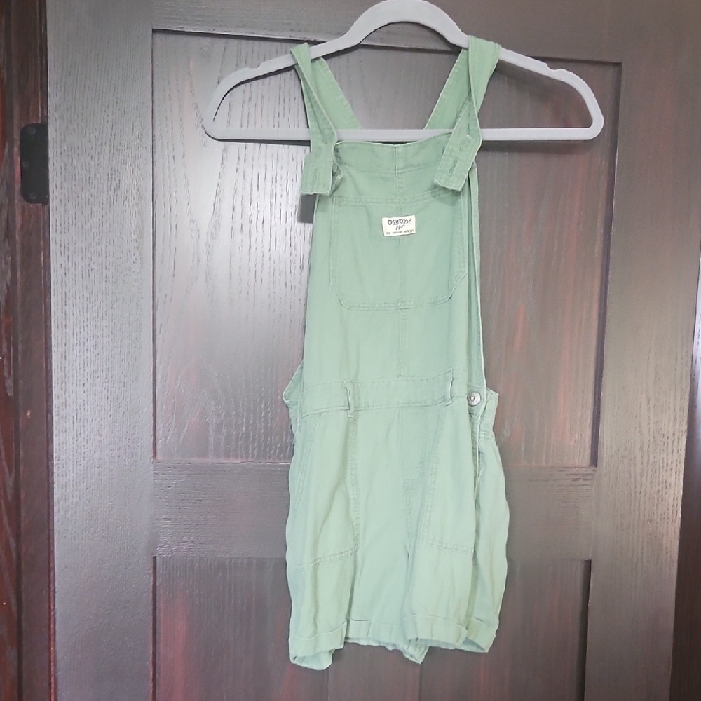 OshKosh B'gosh Light Green Kids Overalls